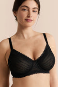 Soutien-gorge corbeille minimiseur - NOIR