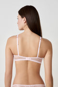 Soutien-gorge N.2 - Le push-up plongeant irisé - ROSE CLAIR