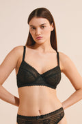 Soutien-gorge corbeille - NOIR